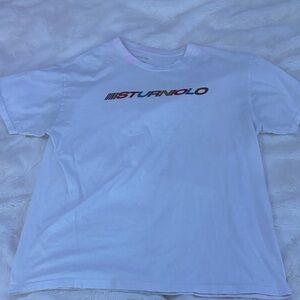 Stylish White Graphic Tee